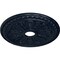 Ekena Millwork Bristol Ceiling Medallion (Fits Canopies up to 3 7/8"), 23 1/2"OD x 3 7/8"ID x 1"P, Midnight Dream CM23BIMDF - alternate 4